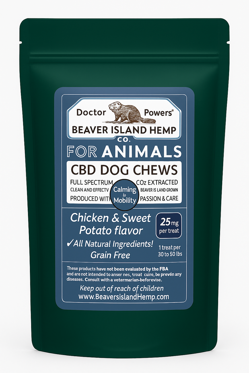 Dr Powers CBD Dog Chews 25mg - Hip & Joint Support | Beaver Island