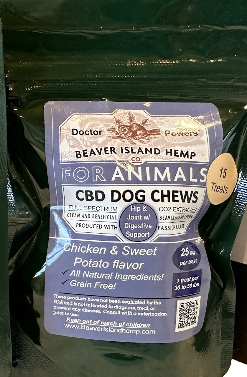 Dr Powers Hip and Joint CBD Dog Chews 25 mg