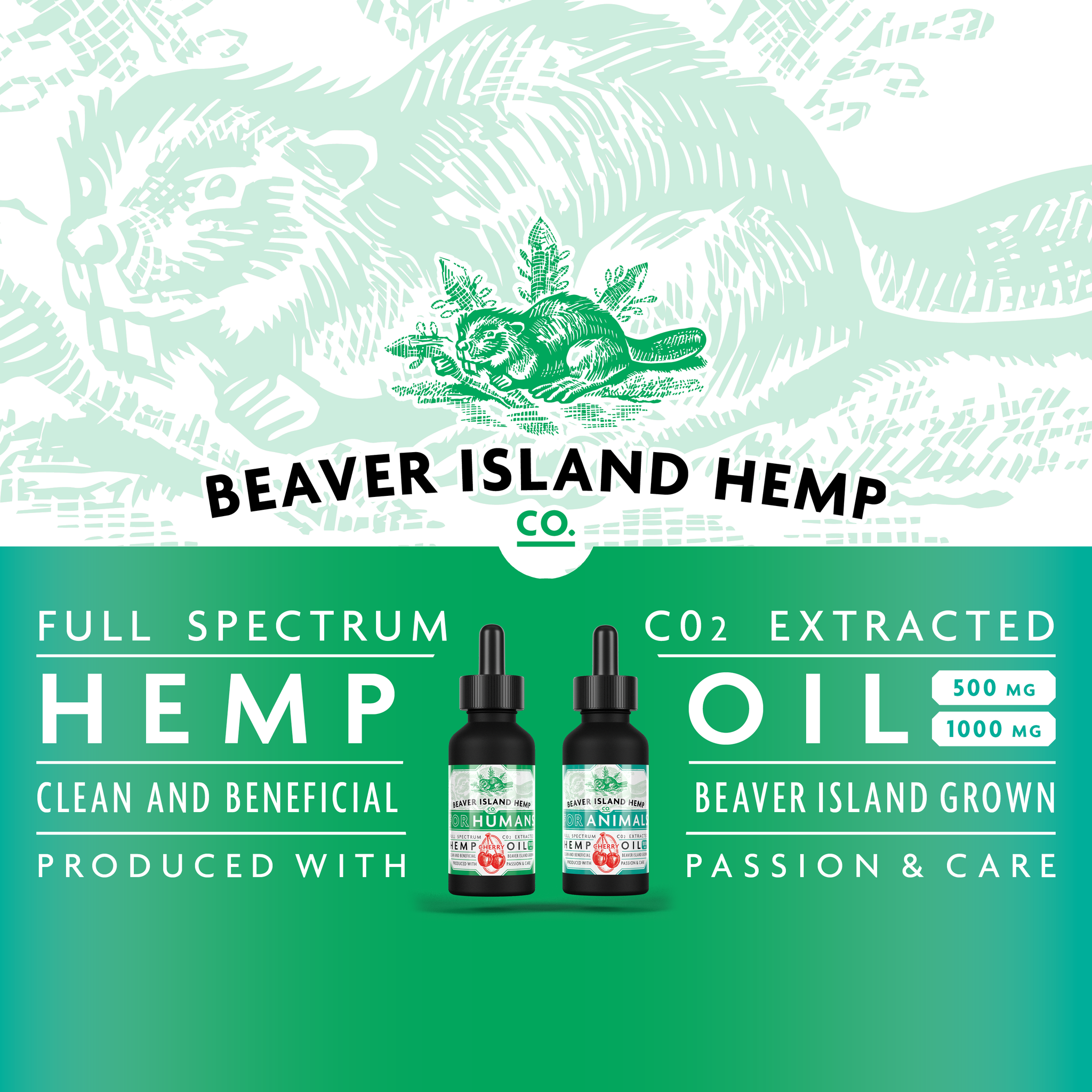 Beaver Island Cherry Hemp Oil for Humans